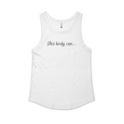 'This body can...' Women's Singlet.