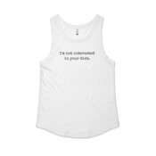 'I'm Not Interested in Your Diet' Women's Singlet.