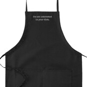 'I'm not interested in your diet...' Apron.